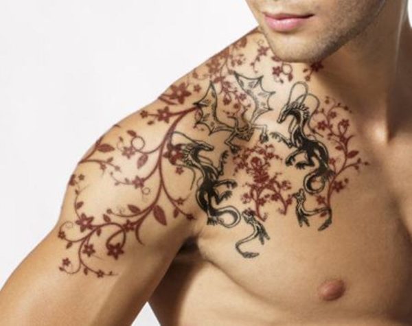 29 Attractive Vine Neck Tattoos