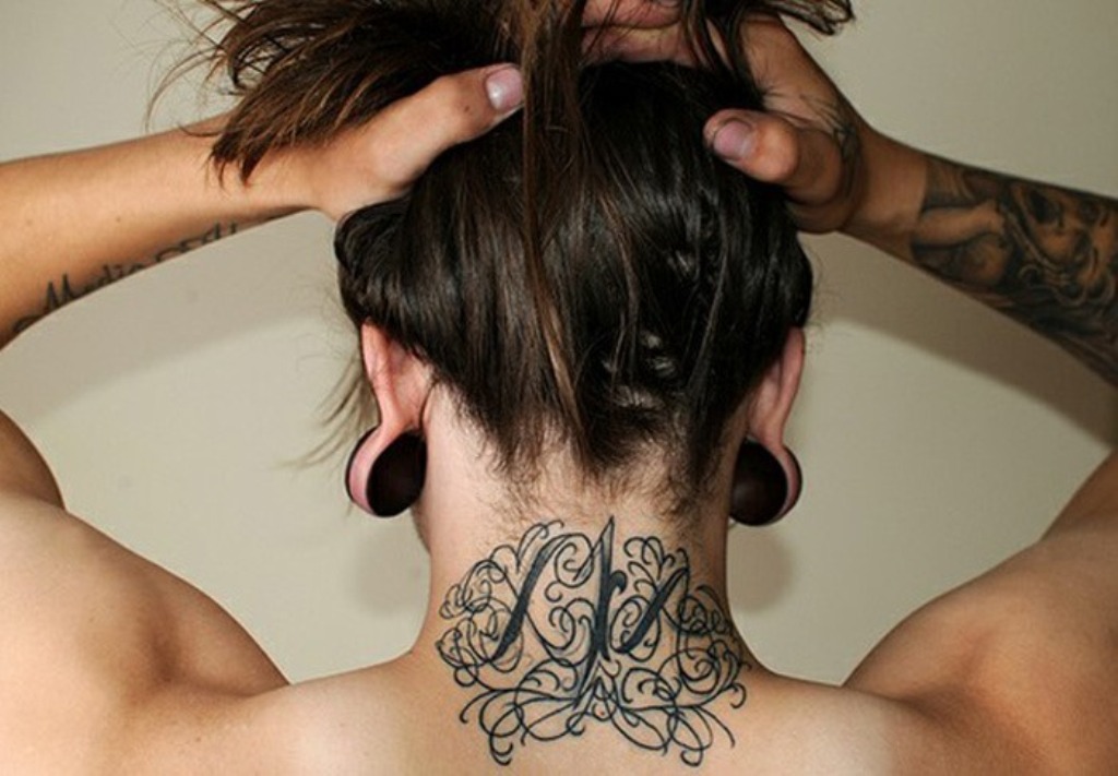 Small Back of Neck Tattoos for Females - wide 7