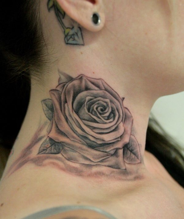 Adorable  Black And Grey Tattoo
