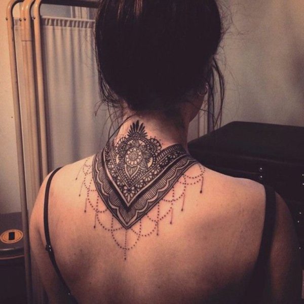 Adorable  Mandala Lace Tattoo Design