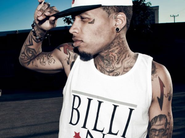 Adorable Tattoo Design On Kid Ink Neck