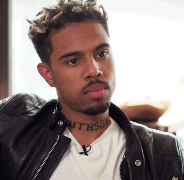 Amazing Vic Mensa Neck Tattoo