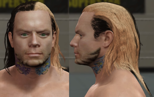 Amazing Jeff Hardy Tattoo On Neck