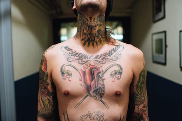 Amazing Jesus Neck Tattoo