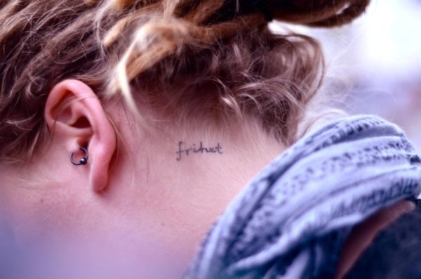 Amazing Name Word Tattoo