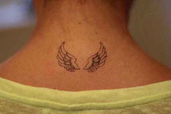 Angel Wings Small Tattoo 