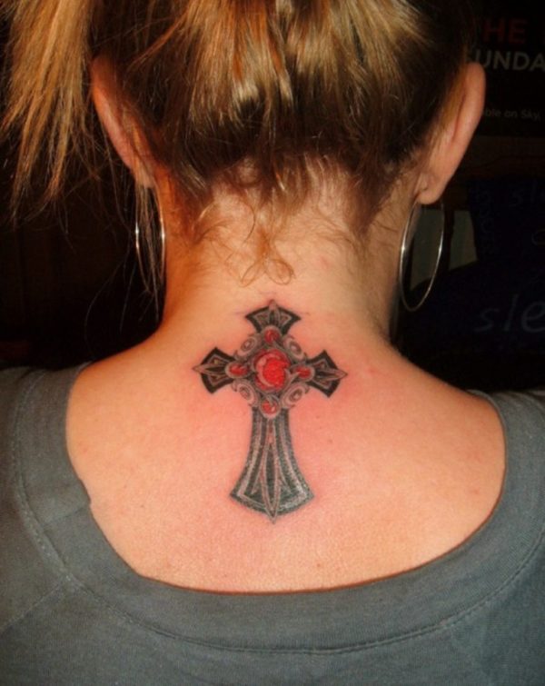 Attractive Cross Tattoo