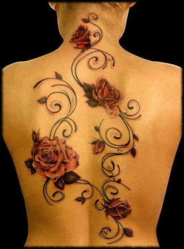 Awesome Vine Neck Tattoo