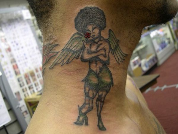 Beautiful Angel Tattoo Design