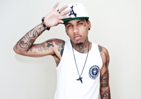 Beautiful Kid Ink Tattoo On Neck