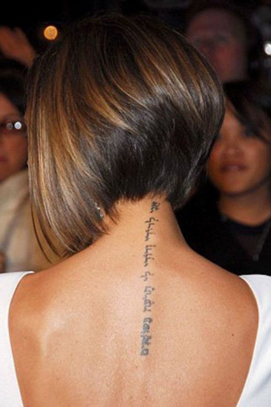 Beautiful Victoria Neck Tattoo