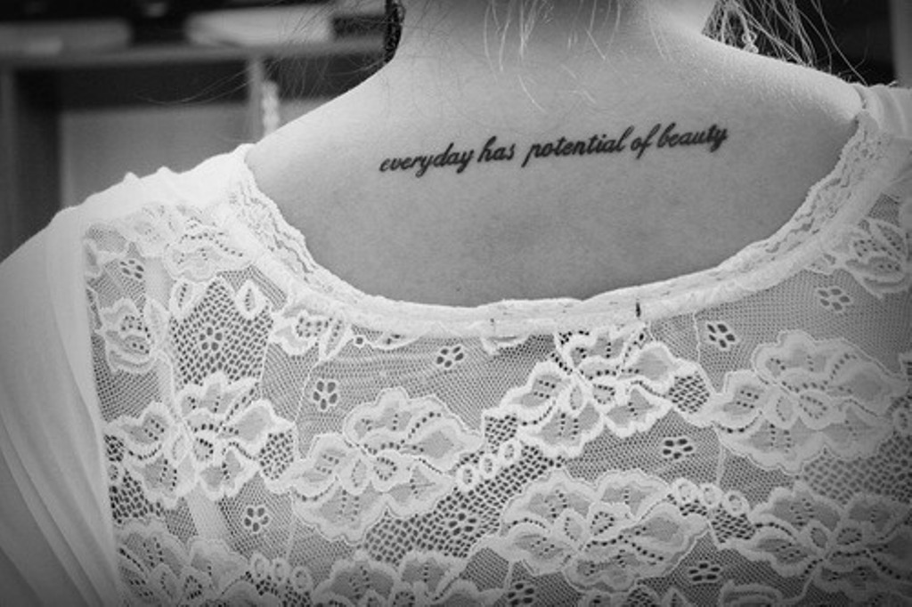 55 Awesome Words Neck Tattoos
