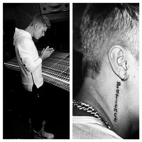 Bieber Neck Tattoo