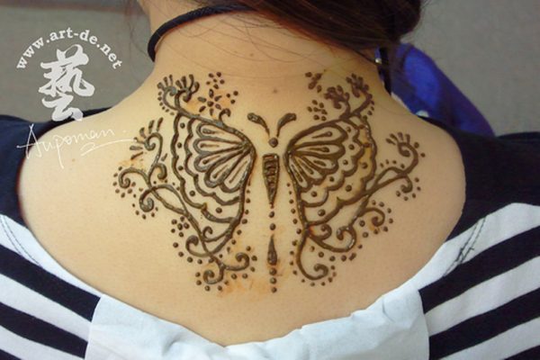 Butterfly Henna Tattoo