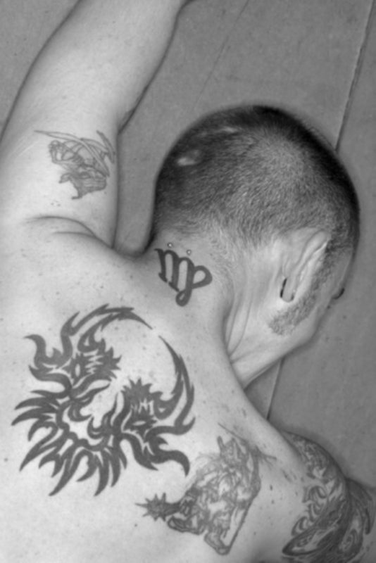 Chinese Tattoo On Neck For Men