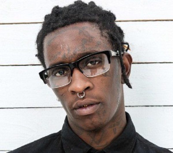 Cross And Angels Tattoo On Young Thug Neck