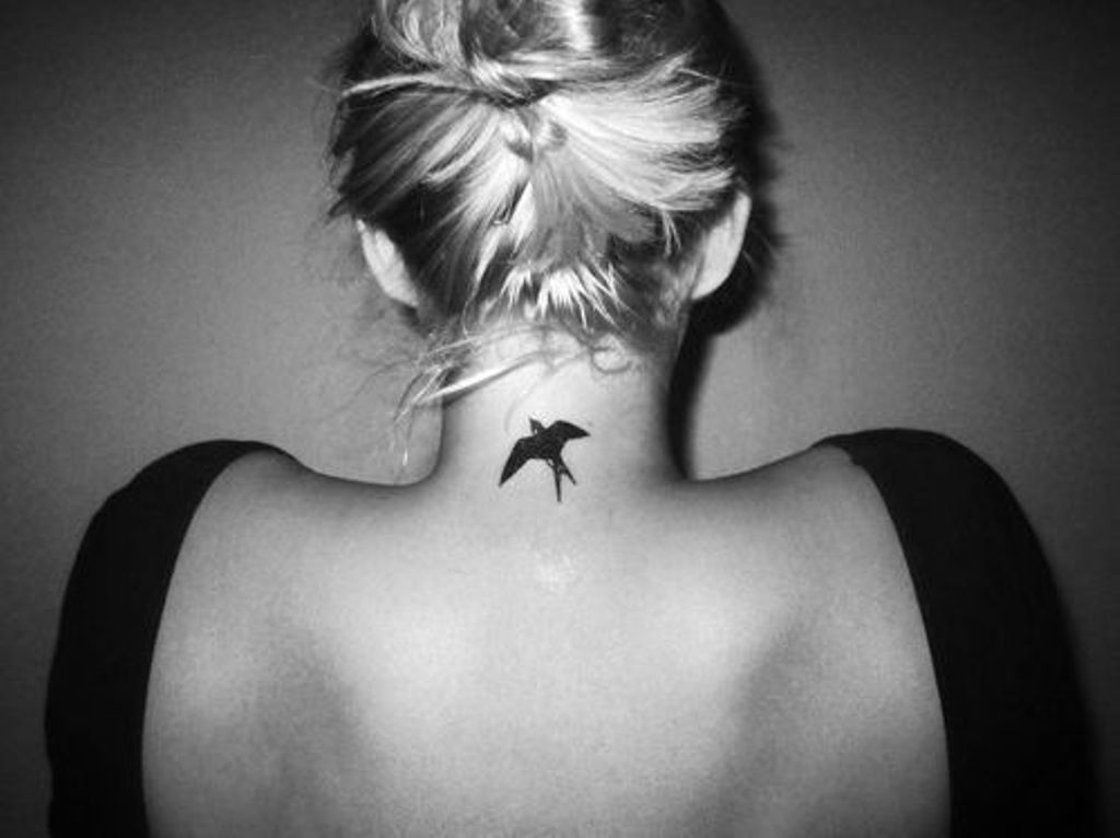 55 Elegant Bird Neck Tattoos