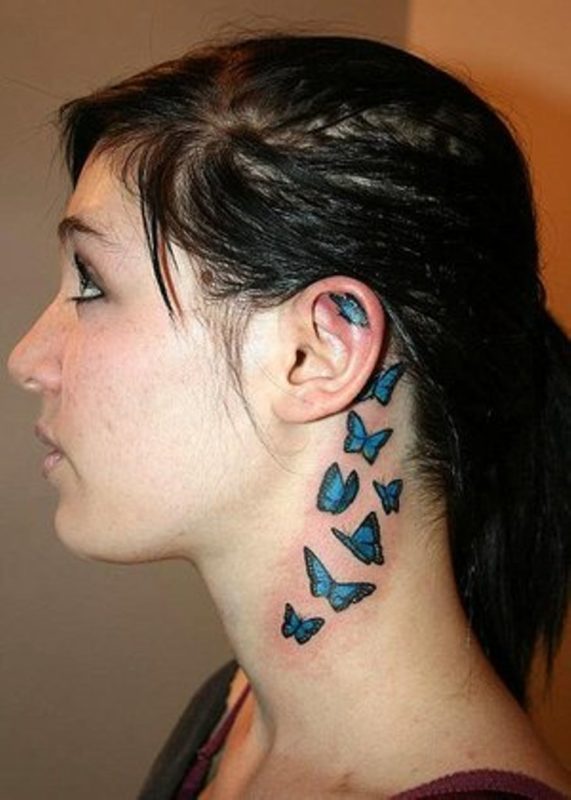 Neck Tattoo Designs For Women