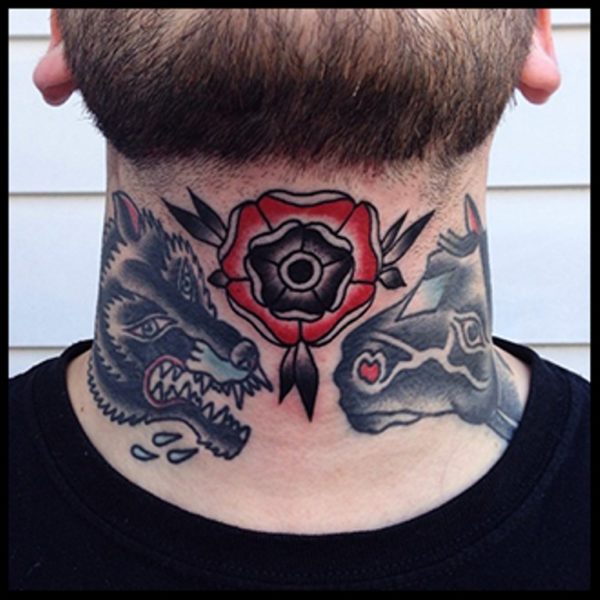 Designer Flower Tattoo For Men