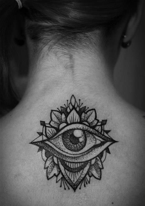 Eye Designer Mandala Tattoo