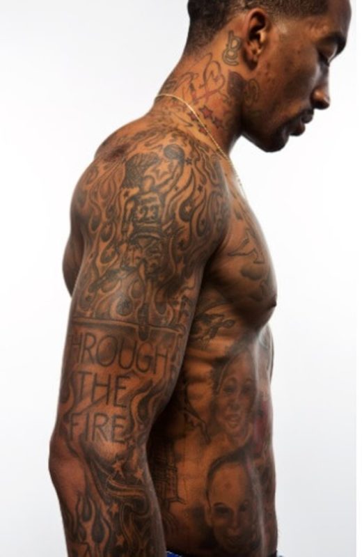 Fantastic Jr Smith Neck Tattoo