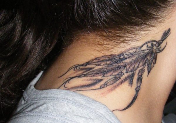 Feather Tattoo For Women
