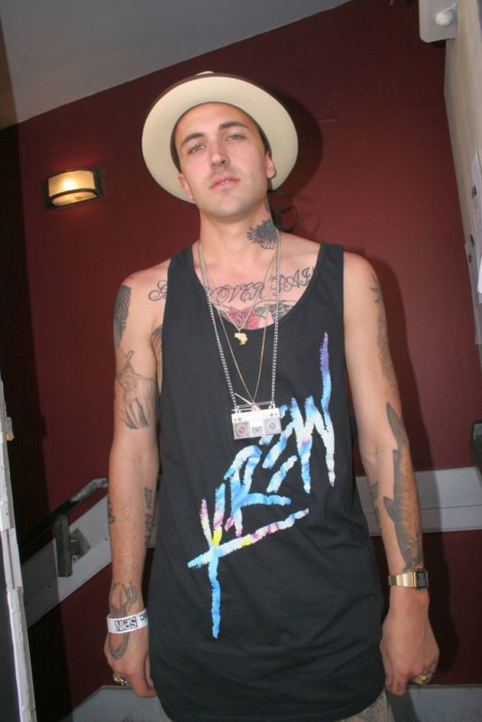 Flower Tattoo On Yelawolf  Neck