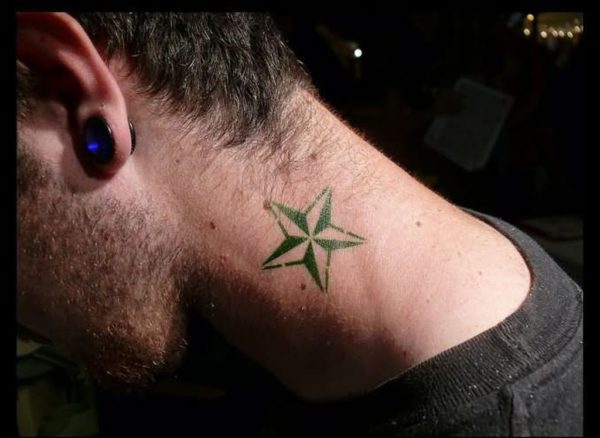 Green Star Tattoo