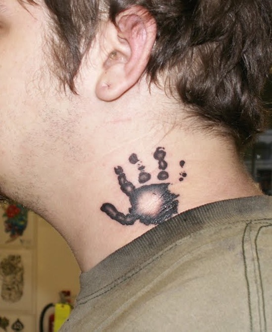 Hand Mark Tattoo For Men