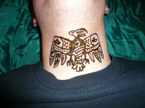 Henna Bird Tattoo Design
