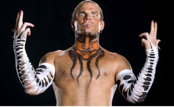 Jeff Hardy Mask Neck Tattoo