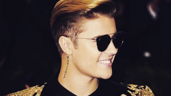 Justin Bieber Neck Tattoo Design