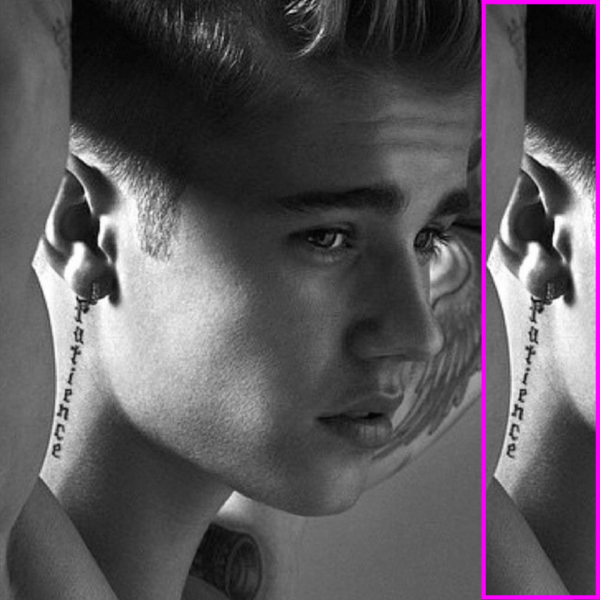 Justin Bieber Patience Tattoo