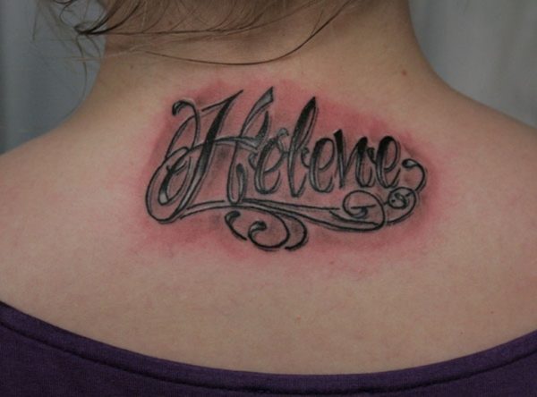 Lettering Name Tattoo