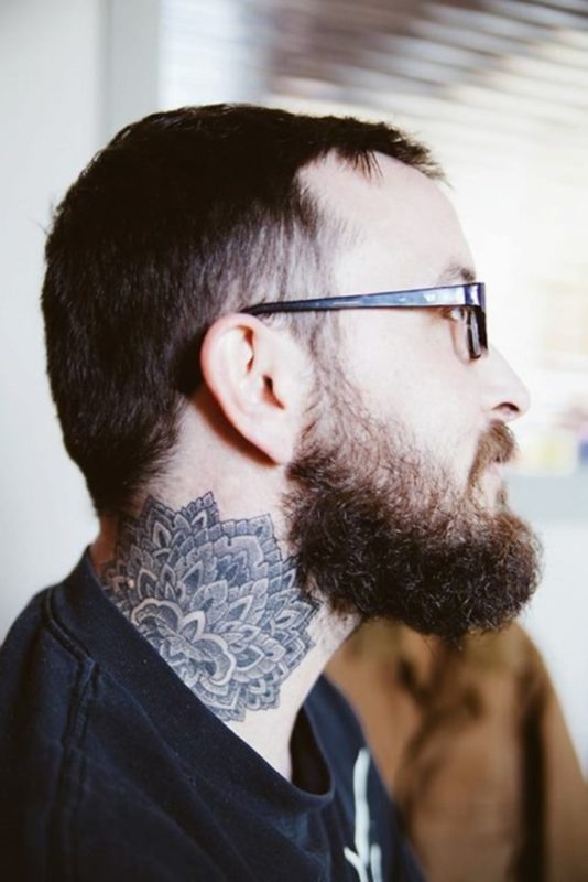 Lotus Design Tattoo For Men
