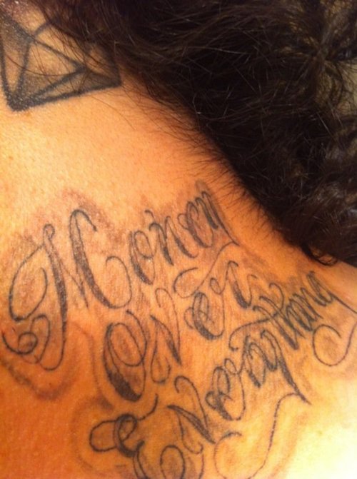 Money Over Everything Tattoo