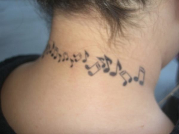 Musical Note On Neck