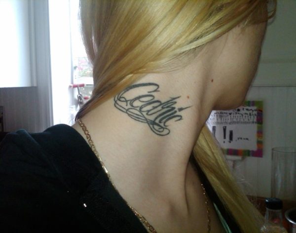 Name Tattoo Design For Women