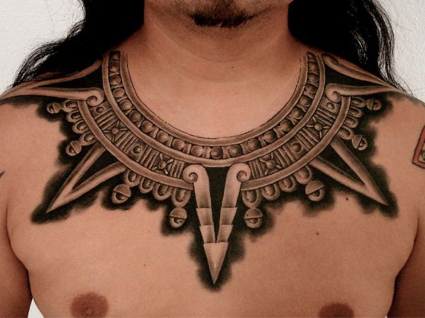 Necklace Tattoo For Men