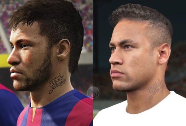 Neymar Jr Neck Tattoo Design