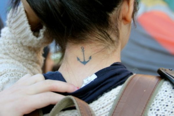 Nice Anchor Tattoo Design