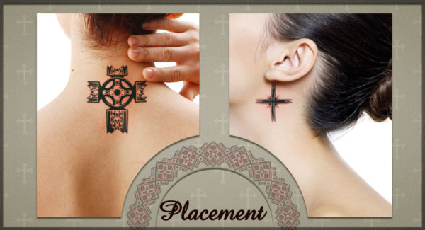 Nice Celtic Knot Tattoo On Neck