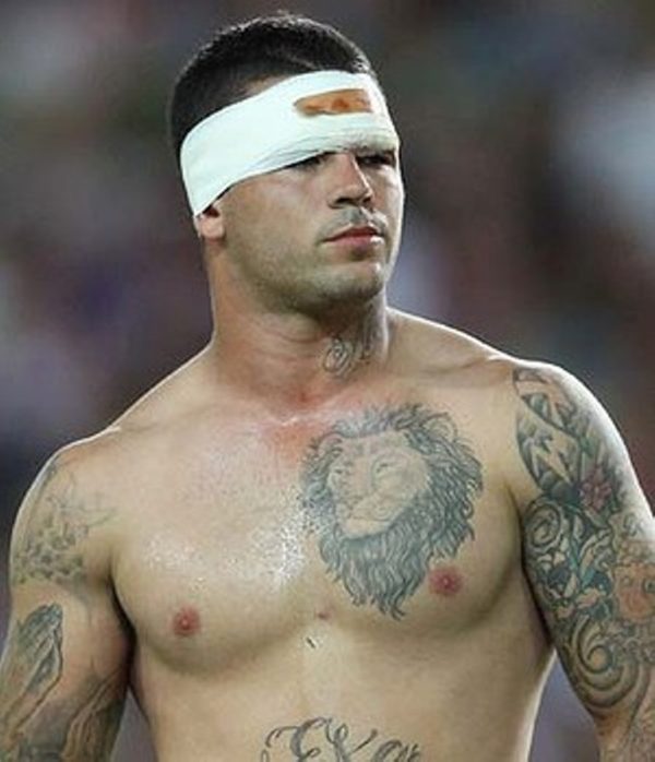 Nice Josh Dugan Tattoo On Neck