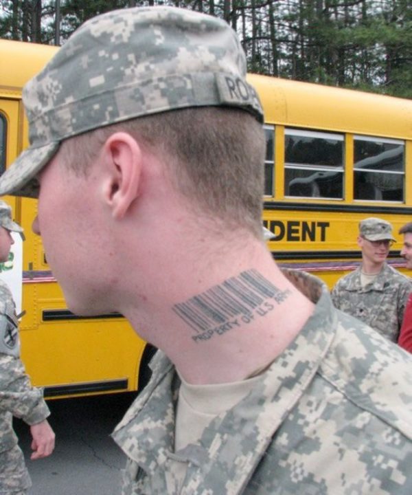 Nice Army Tattoo