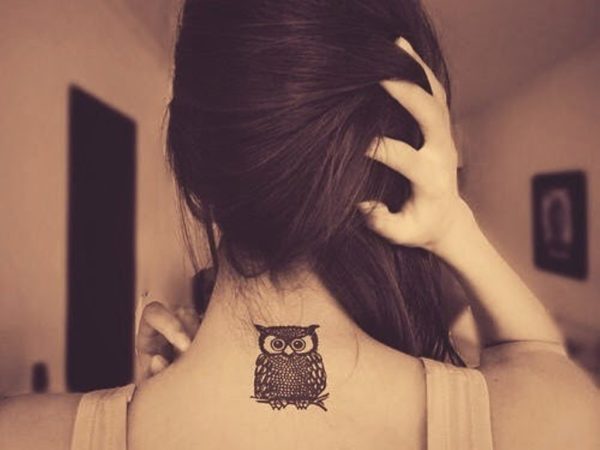 Owl Design Tattoo