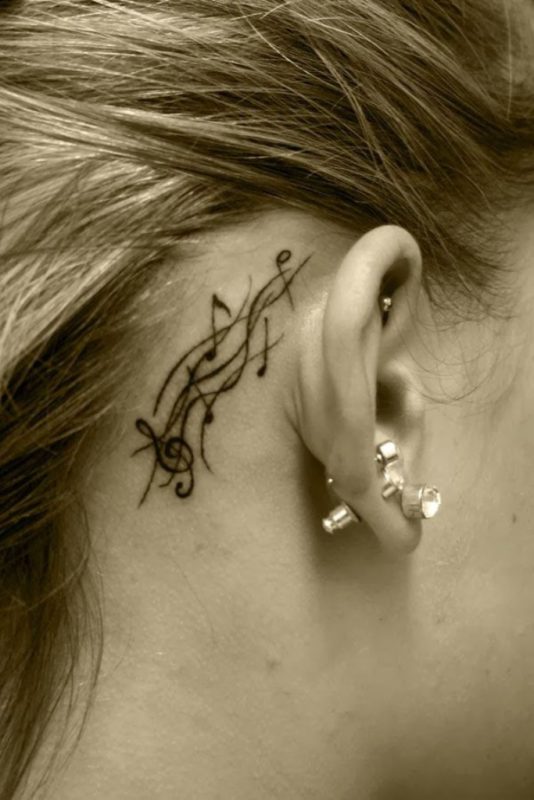 Pretty Music Tattoo