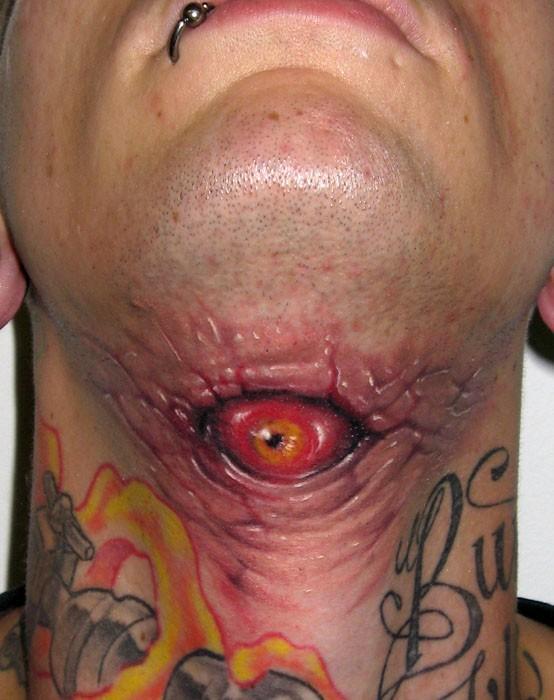 Realistic Evil Eye Tattoo