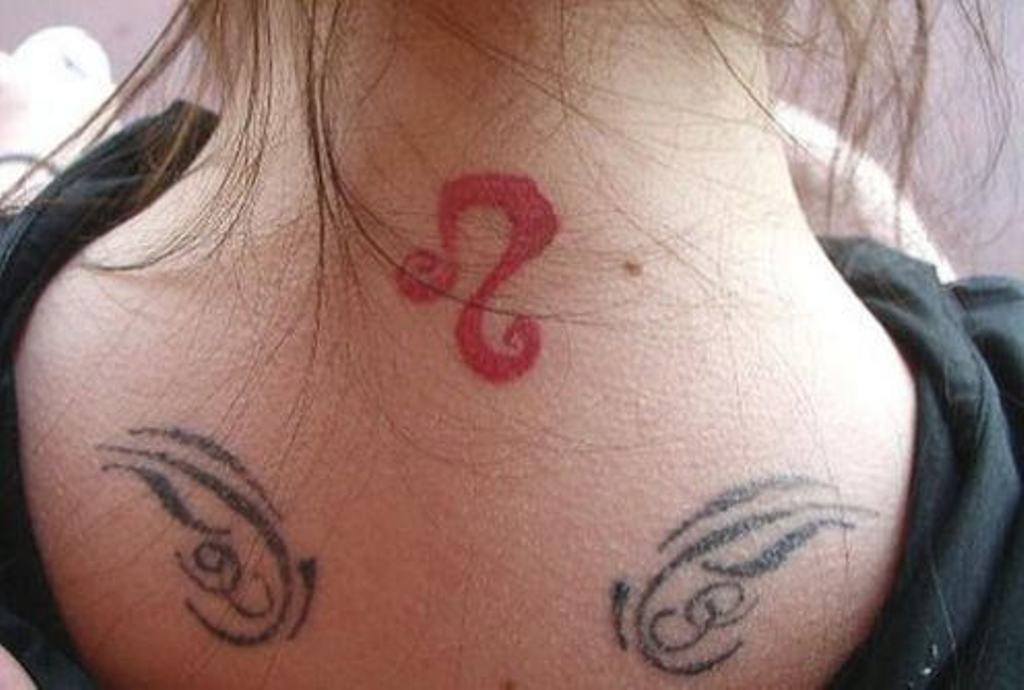 19 Attractive Leo Neck Tattoos.