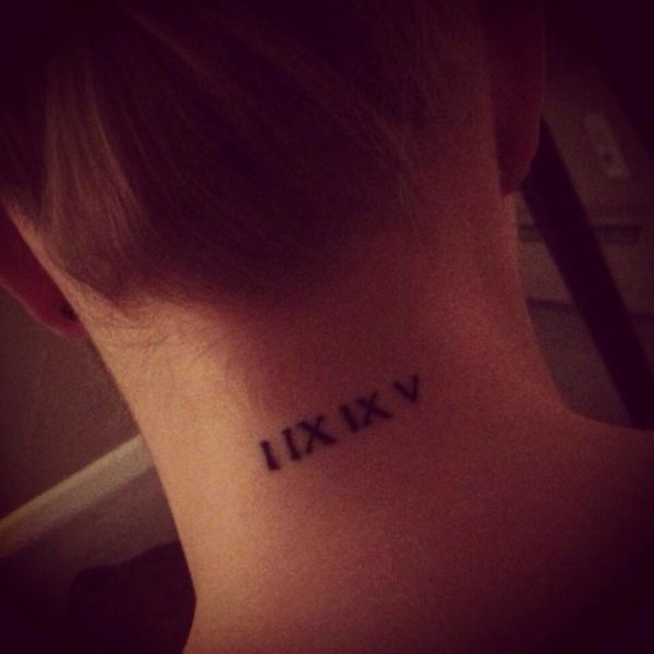 Roman Numeral Tattoo