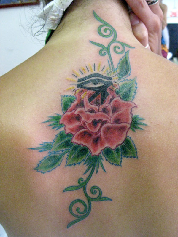 Rose Egyptian Tattoo